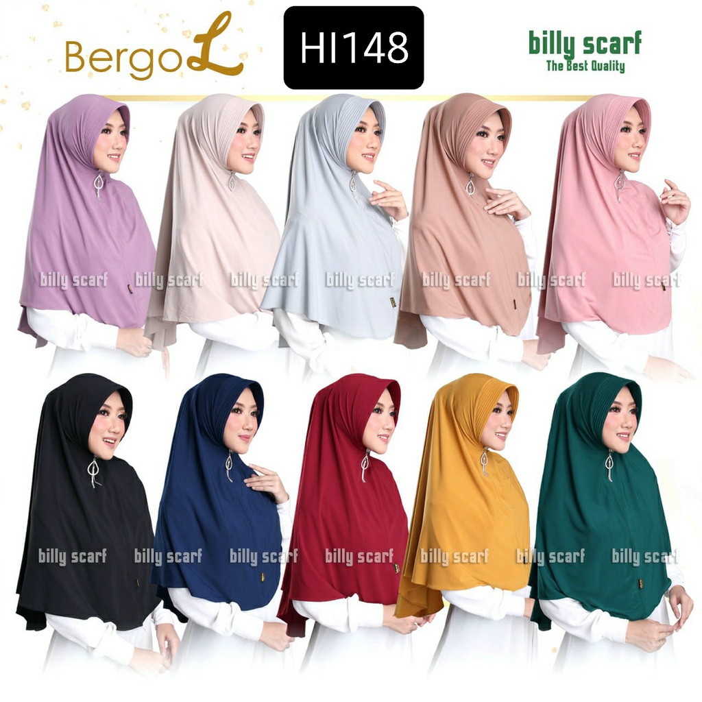 NEW BERGO L ORI BILLY SCARF / JILBAB BERGO