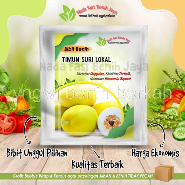 Benih buah timun suri super - bibit benih timun suri lokal