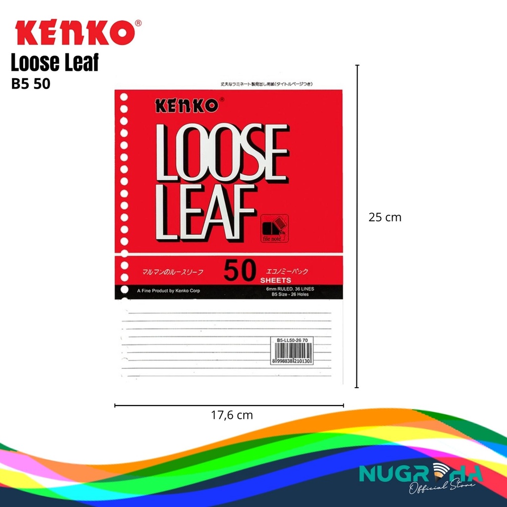 

LOOSE LEAF KENKO B5 50