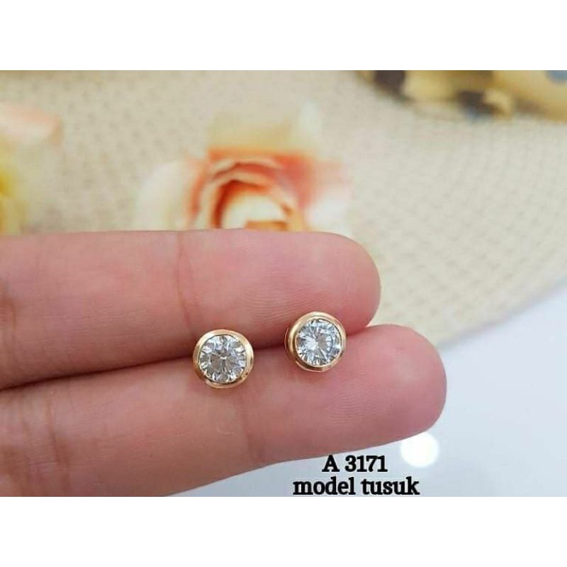 Anting Titanium Mata Burung Model Super Simple Cocok Untuk Sehari hari Pakai