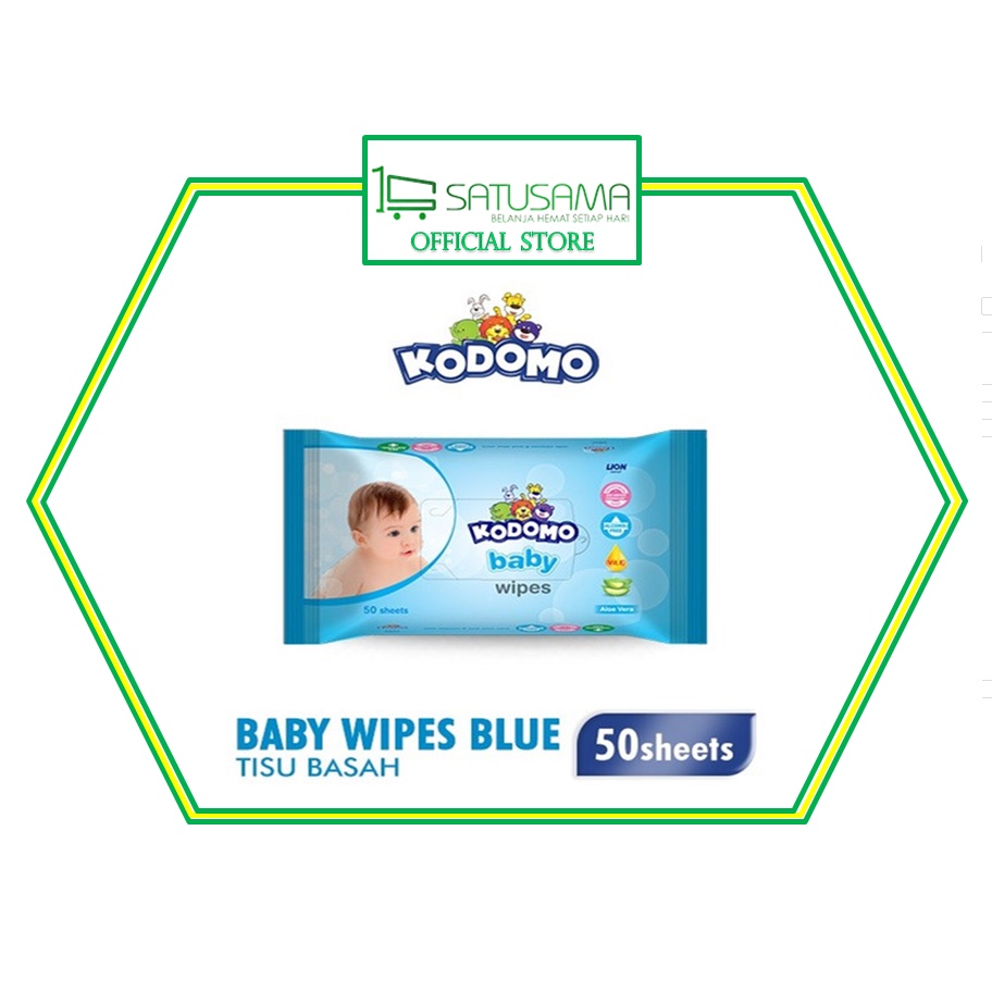 Kodomo Baby Wipes 50 Sheets