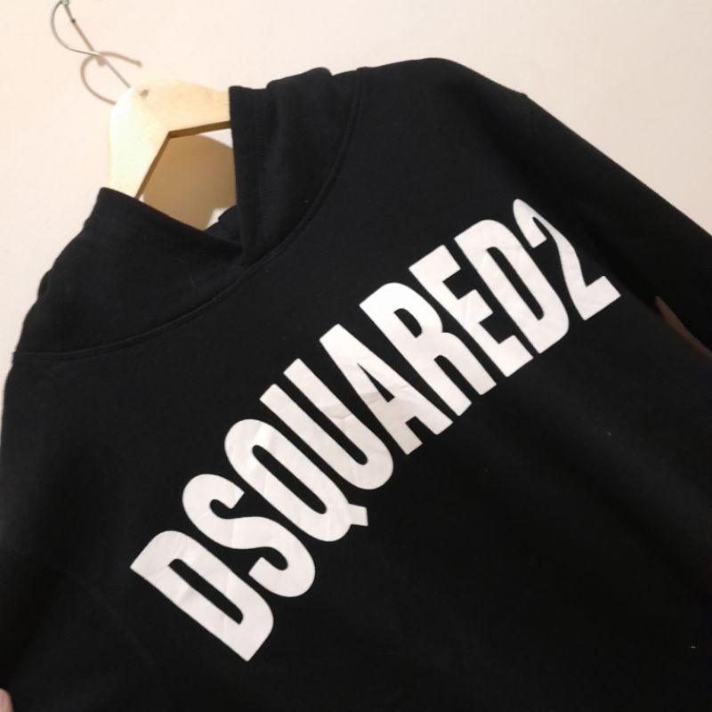 Hoodie Dsquared2 Full logo Hitam second original