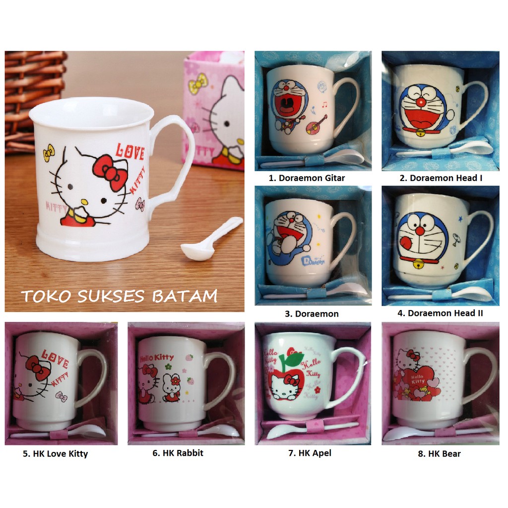 Gelas Cangkir Keramik Cantik Karakter Shopee Indonesia Gelas Cangkir Keramik Cantik Karakter Shopee Indonesia