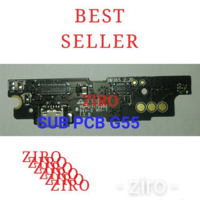 Papan Konektor pcb Luna G55 / papan Charger Luna G55 ORIGINAL
