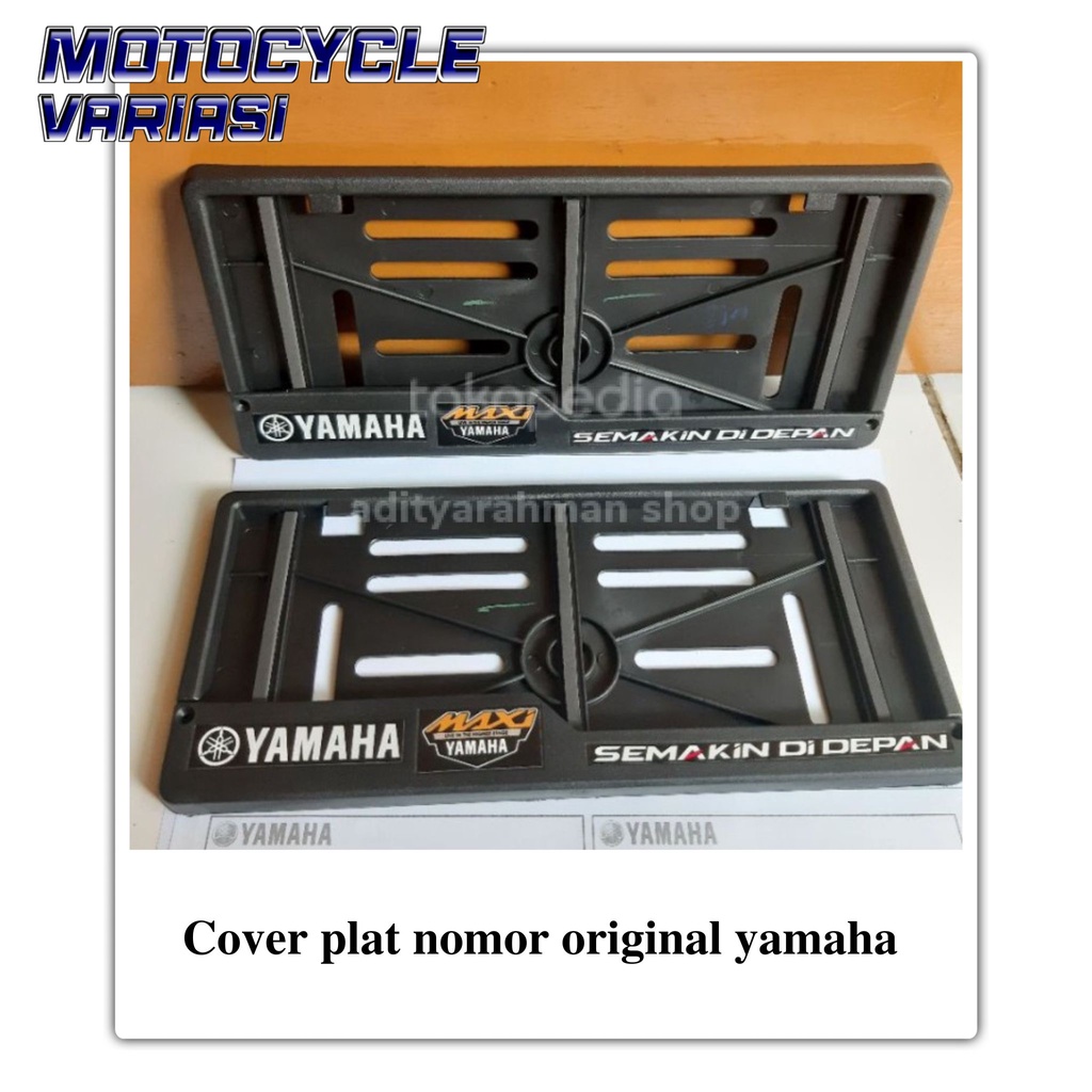 Cover tempat plat nomor original yamaha Fazzio Nmax xmax Aerox lexi freego mio vixion xride jupiter dll