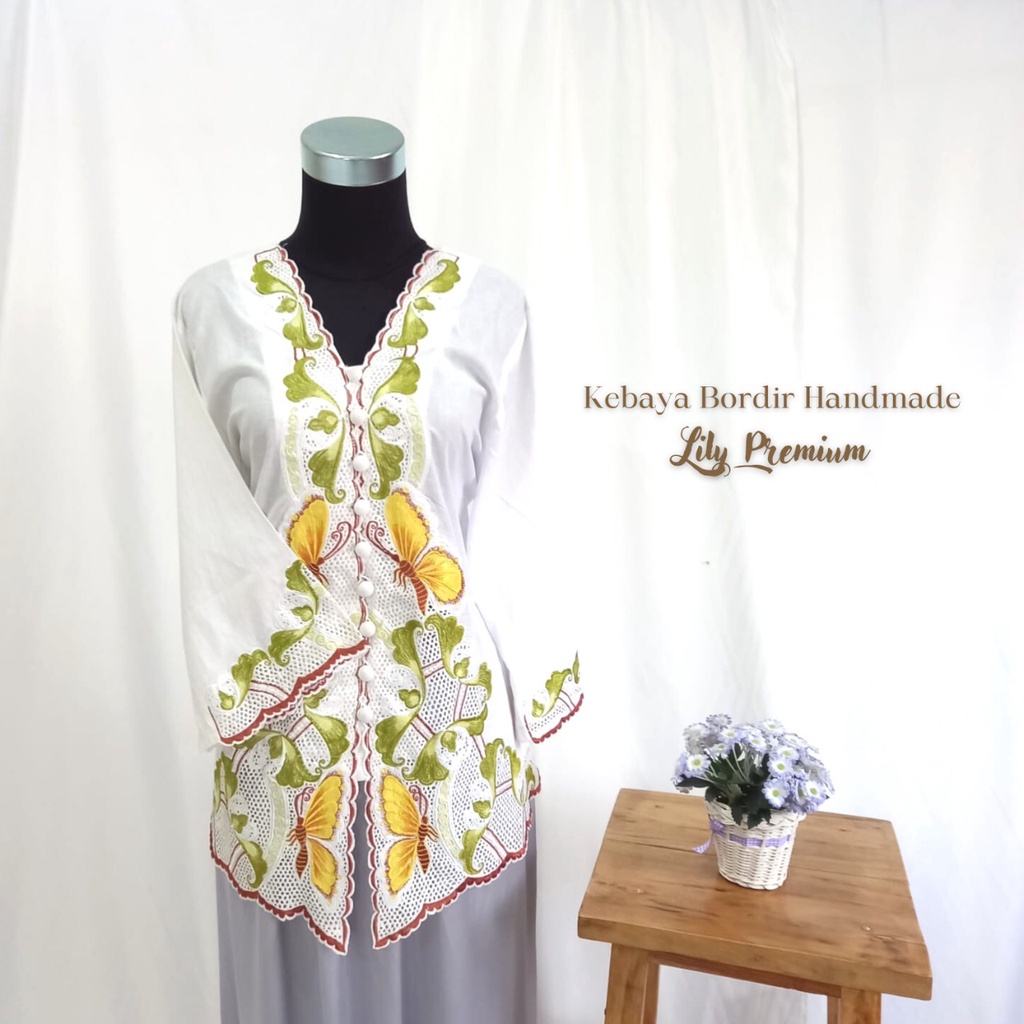 Pusat Bordir Tasikmalaya -Atasan Kebaya Wanita Handmade Kebaya Encim