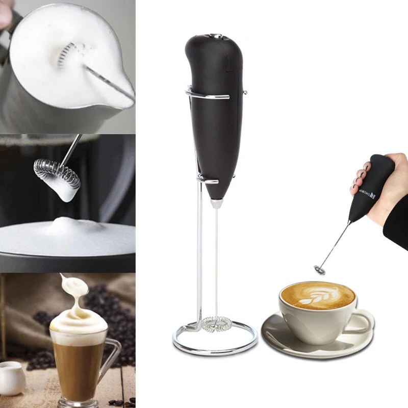 Alat Pengocok Telur / Krim / Kue / Susu Elektrik Mini Model Genggam Untuk Dapur