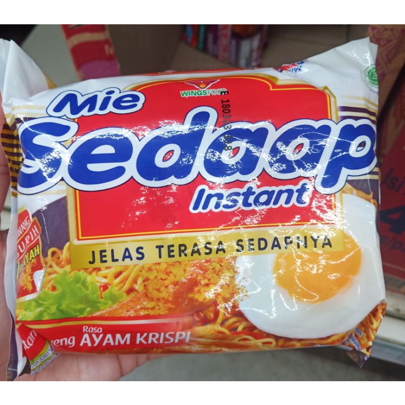 

Mie sedaap instant mi goreng rasa ayam krispi