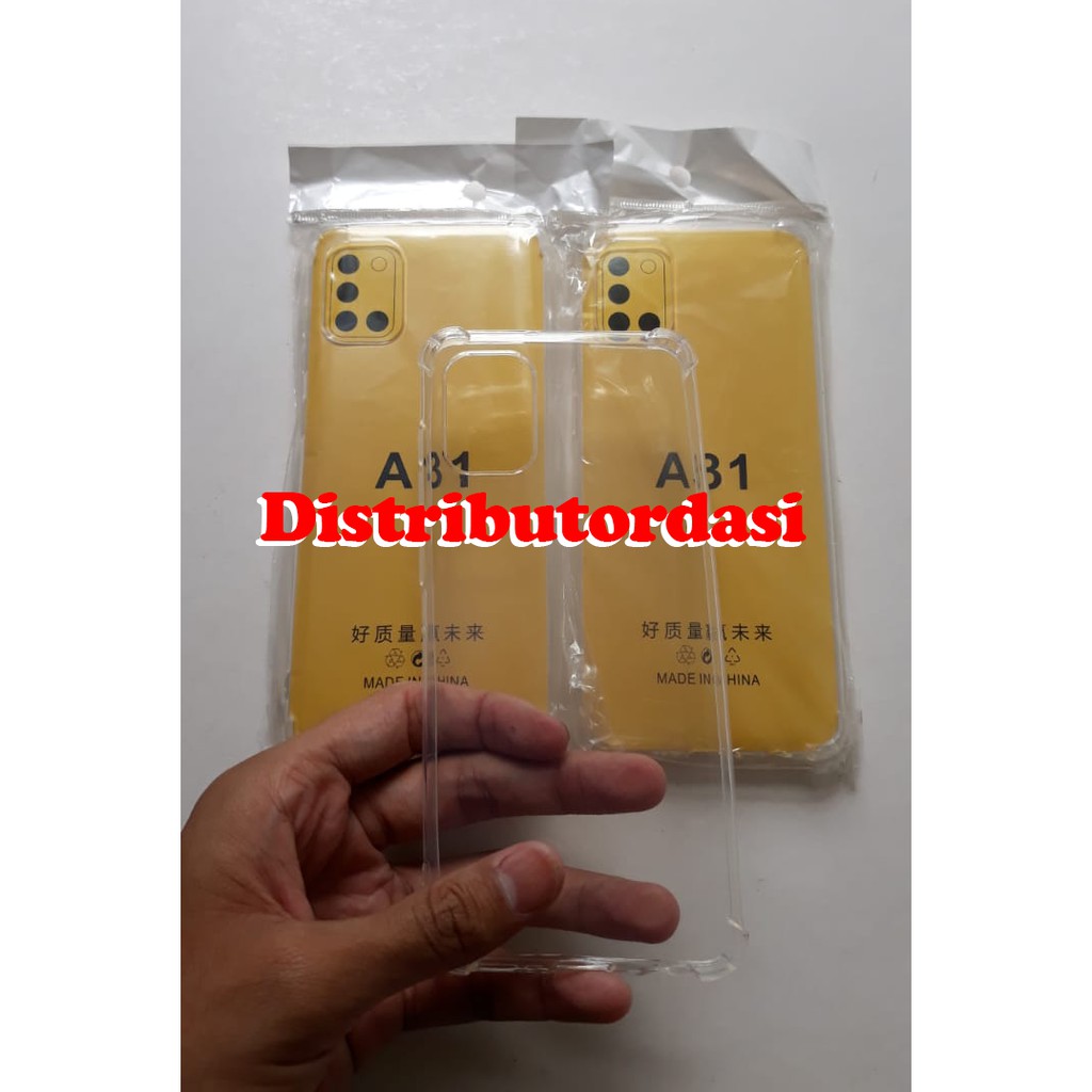 anticrack SOFTCASE CASE TPU SILIKON CASING samsung a31 ready stok