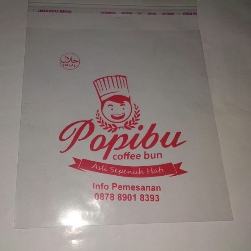 

sablon plastik opp seal 30mic ukuran 15*22