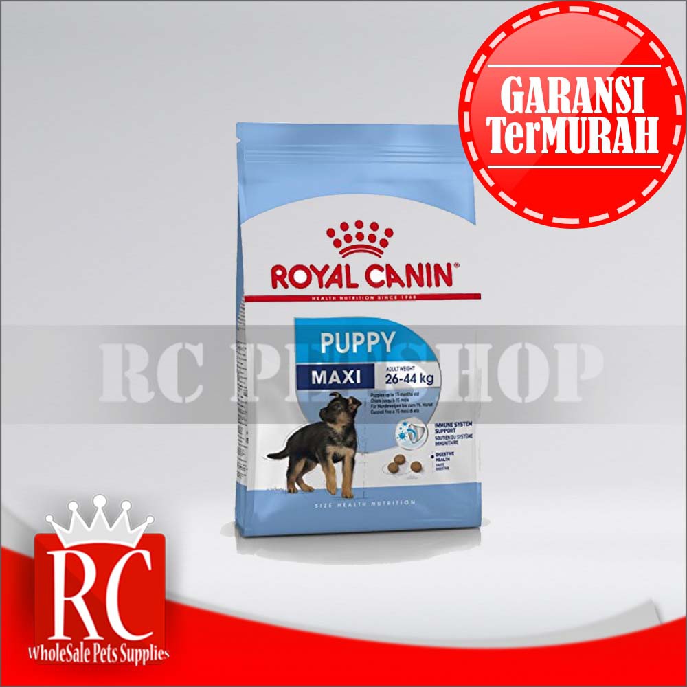 Makanan Anjing Trah Besar Dog Food Royal Canin Maxi Junior 4 Kg