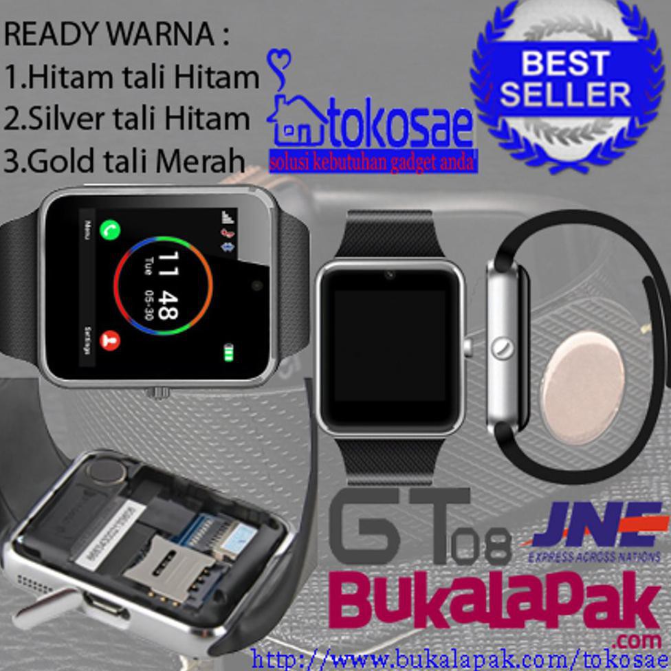 Smartwatch Gt08 Jam Tangan Hp Pairing To Handphone Android Apple Watch Keren Pria Laki Laki
