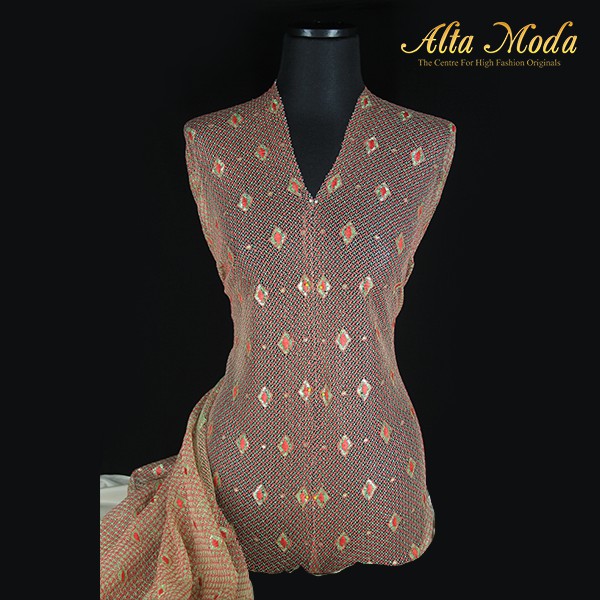 

Alta Moda Brokat Perancis Spider Diamond Two Tone Red Green