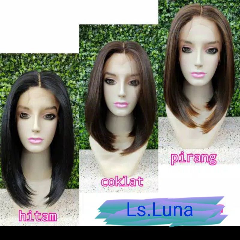 WIG RAMBUT PALSU LACE WIG SEBAHU
