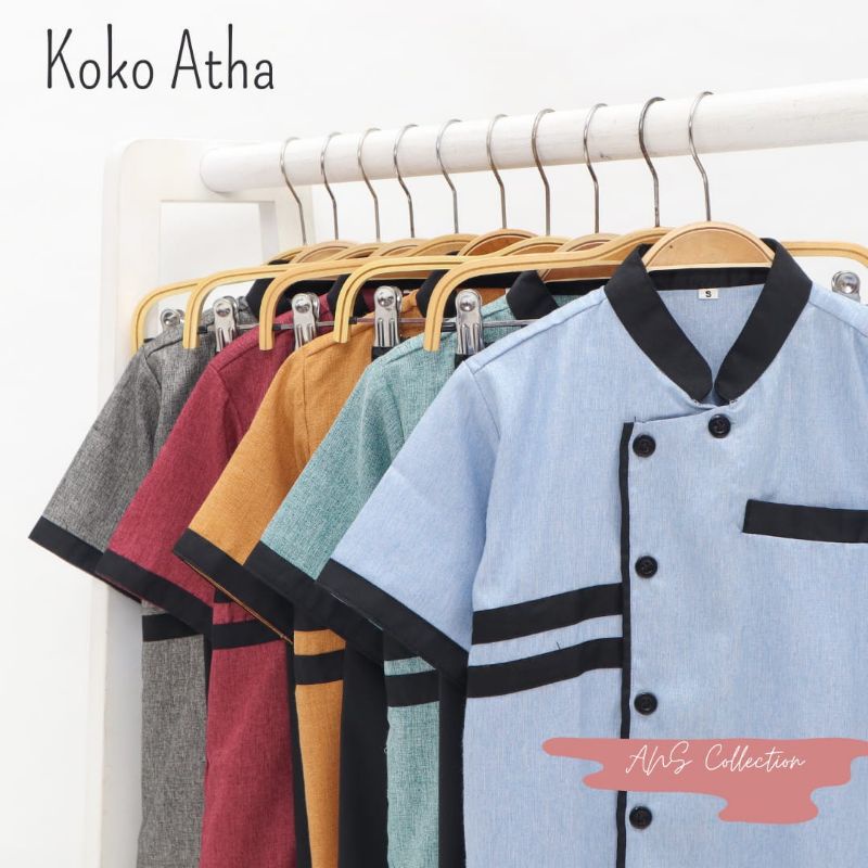 Koko Atha ANS Collection Katun Madinah &amp; Katun Toyobo ||Usia 3-12 Tahun