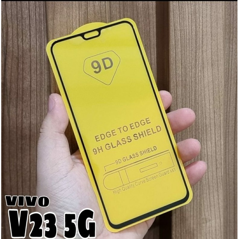 TEMPERED GLASS VIVO V23 5G V23E 5G TG ANTIGORES KACA FULL COVER