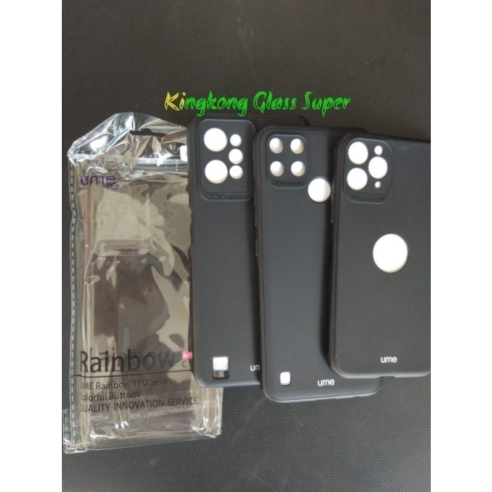 Softcase UME Black Matte Protecth Camera Lens Realme 9 Pro Plus