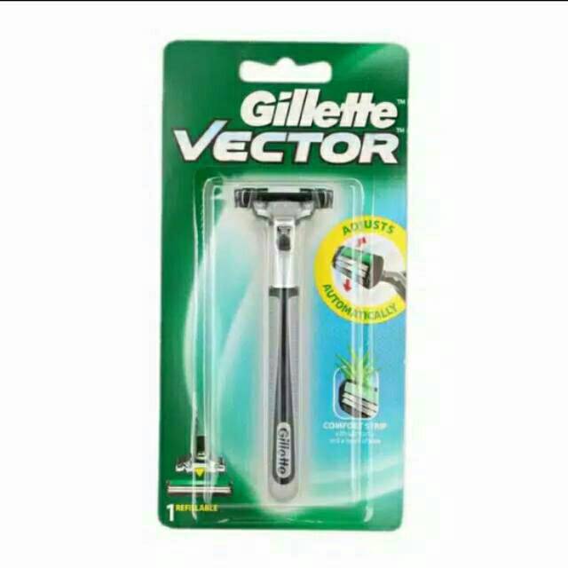 Gillette Vector Alat Cukur Kumis Dan Jenggot