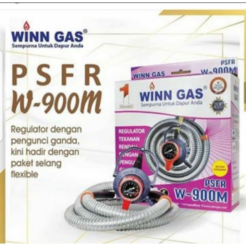 Winn Gas , Win Gas ,  Paket  , Selang , Regulator PSFR W 900 Meter Garansi 5 Tahun