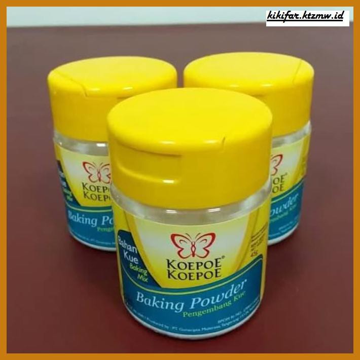 

Redwop-Gnikab- Baking Powder Koepoe Koepoe Pengembang Kue 45Gr Koepoe Koepoe -Hallall.