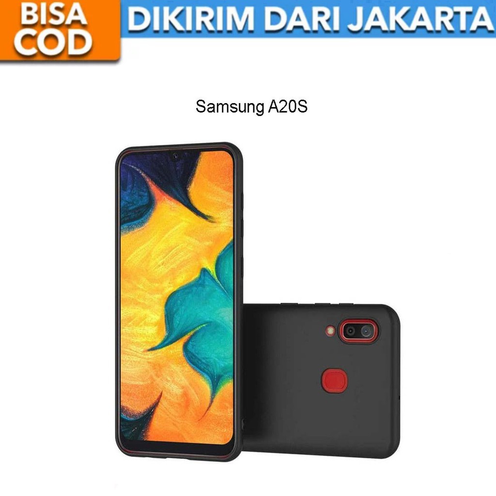 SoftCase Black Matte for Samsung galaxy A20s