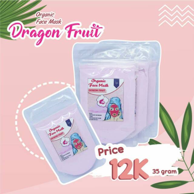MASKER ORGANIK DRAGON FRUIT