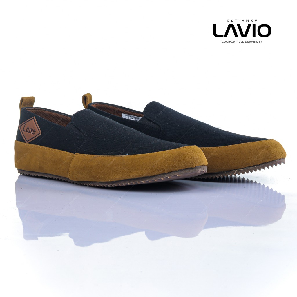 Sepatu Slip On Pria Original Lavio Blitz Formal Casual Kasual