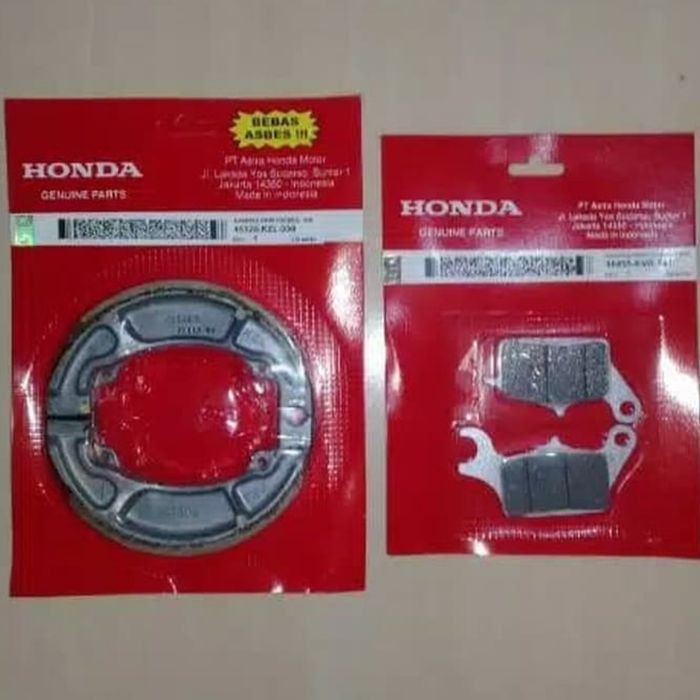 KAMPAS REM DEPAN BELAKANG HONDA VARIO 125 BEAT FI ORI .