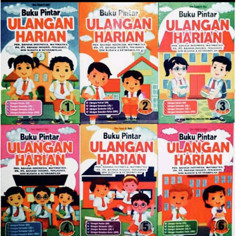 

Buku Pintar Ulangan Harian, Ulangan Semester, Dan UKK