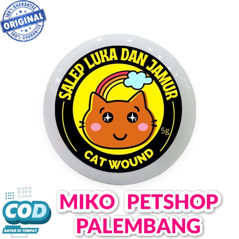 CAT WOUND 5ml - Salep Luka Jamur Infeksi Pada Kucing dan Anjing Free Packing Bubble