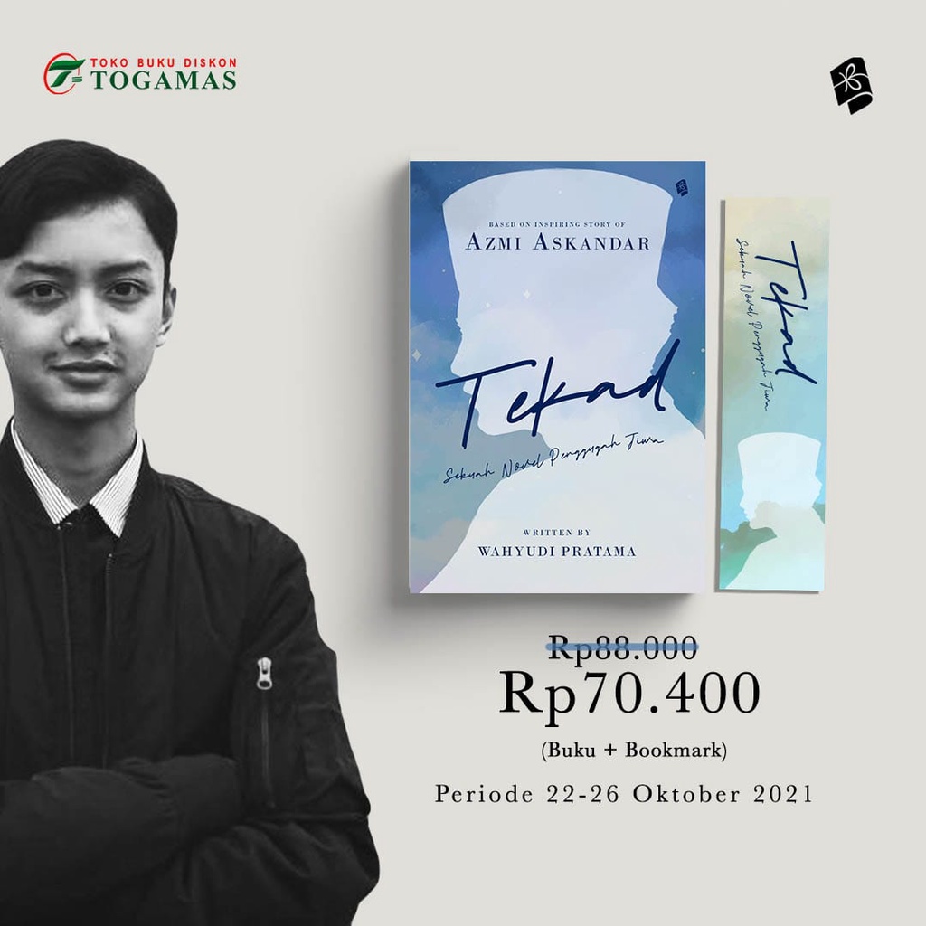 [ READY STOCK ] TEKAD - SEBUAH NOVEL PENGGUGAH JIWA - BASED ON INSPIRING STORY OF AZMI ASKANDAR // W