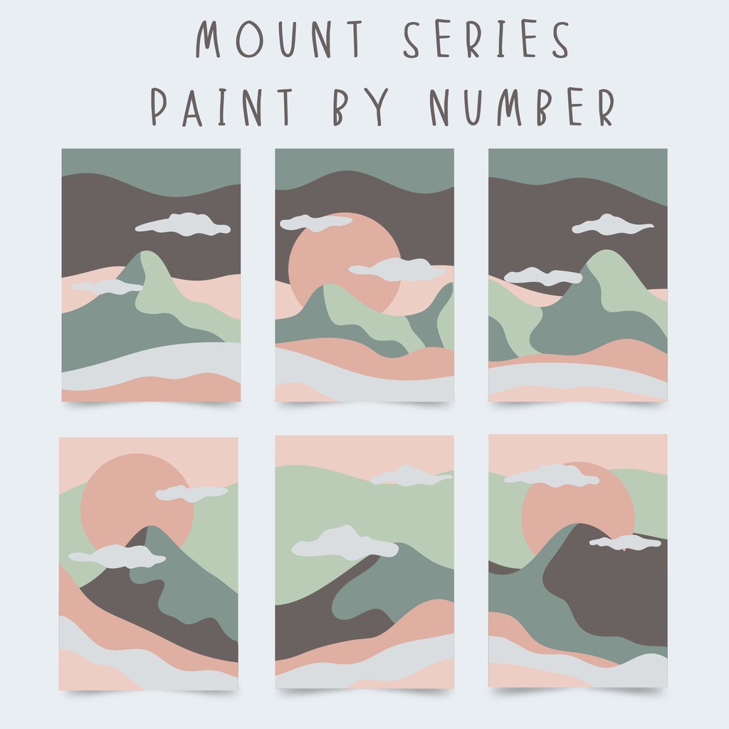 

Paint By Number Kit A3, MOUNT SERIES