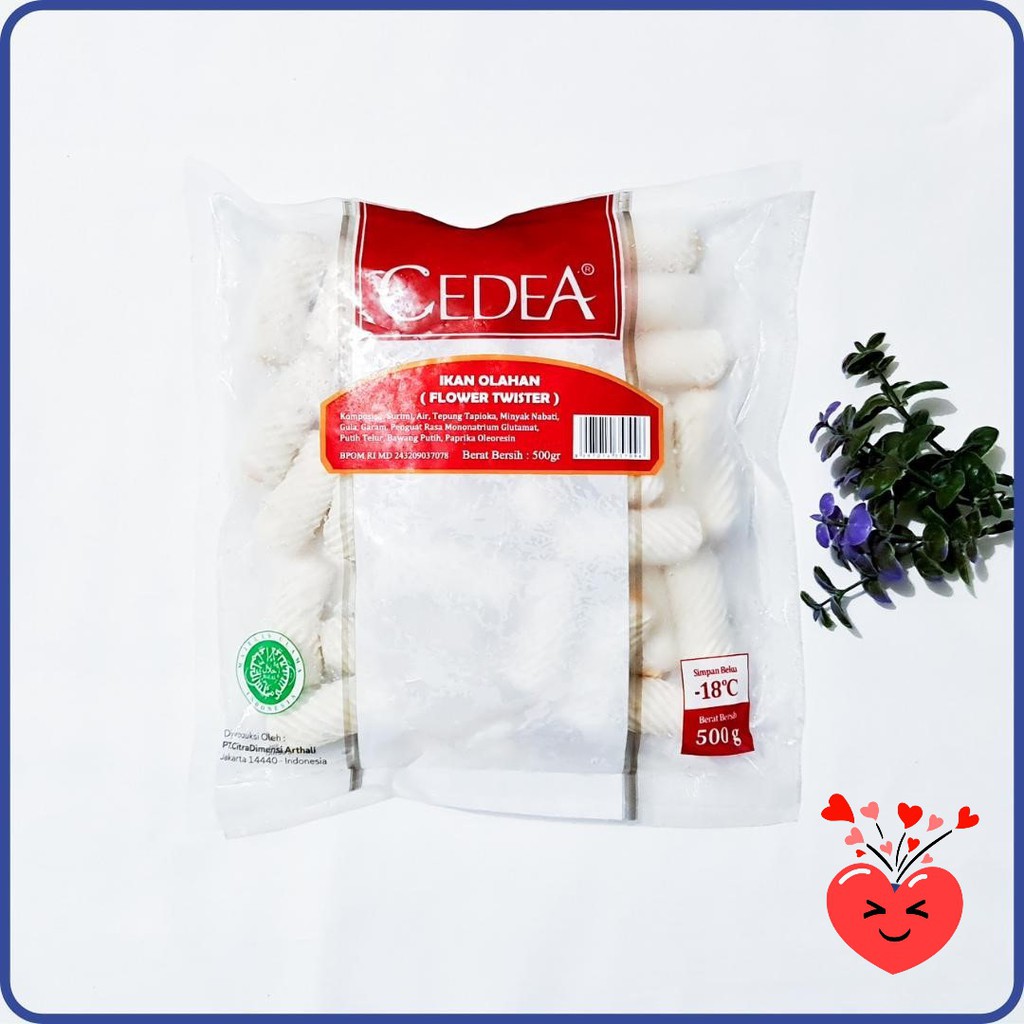 

ADDRIELLA - CEDEA FLOWER TWISTER 500gr | CEDEA/FROZENFOOD/FROZENFOOD MURAH