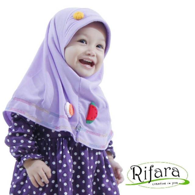 Jilbab Bayi Jilbab Anak Kerudung Bayi Kerudung Anak Maryam Series Ungu Muda