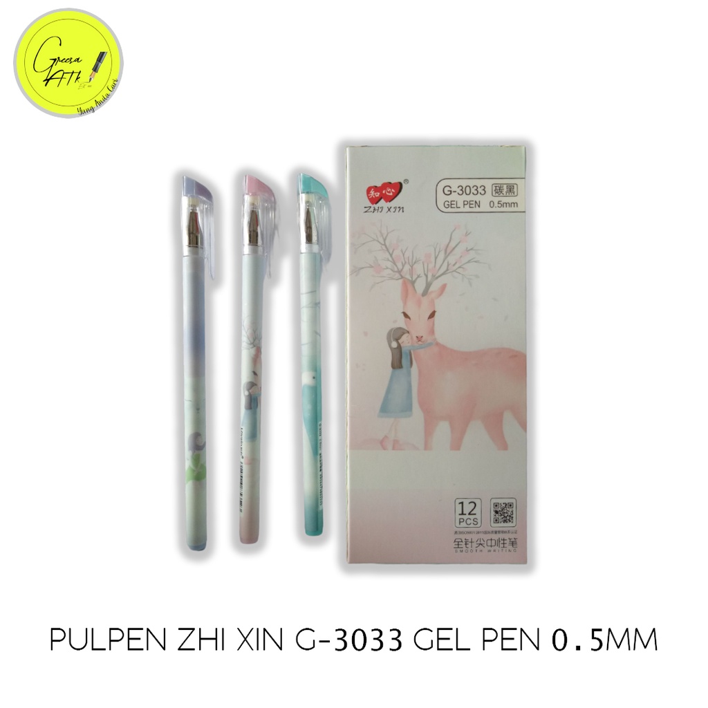 

Pulpen Gel ZHI XIN Warna Hitam