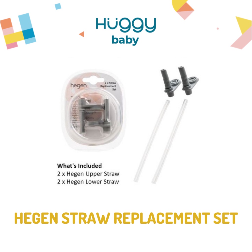 Hegen Straw Replacement Set (2-Pack) / Aksesoris Hegen Straw