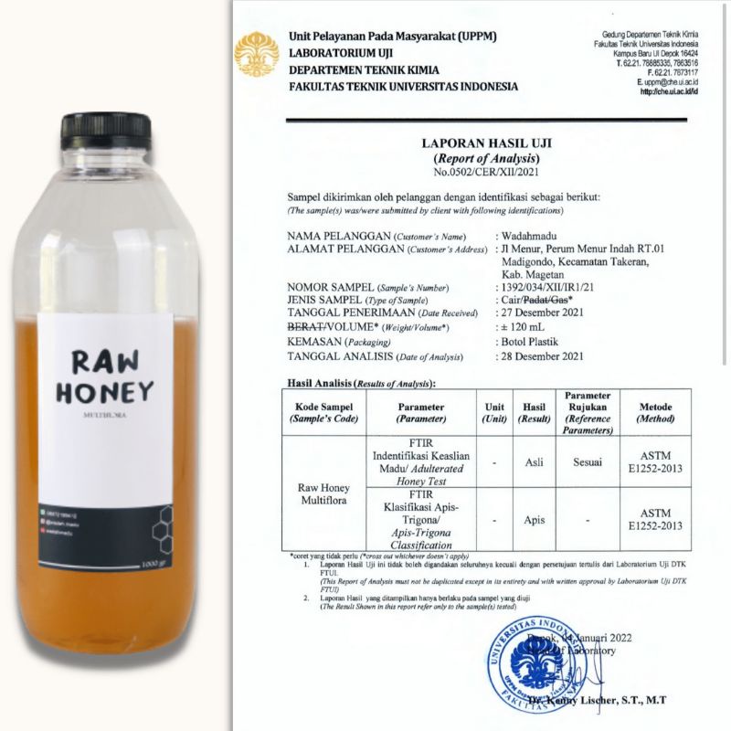 

Madu Asli Tanpa Campuran 1kg promo