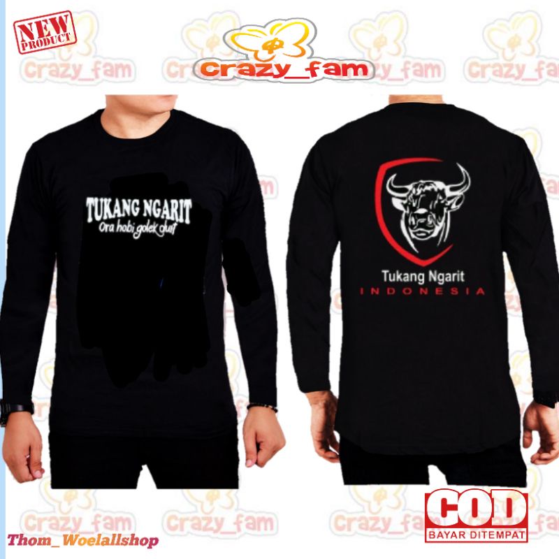 KAOS BAJU LENGAN PANJANG TUKANG NGARIT