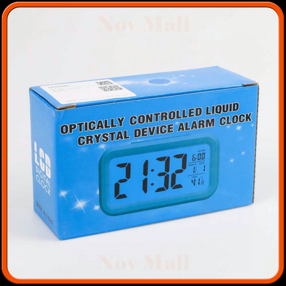 Taffware Fanju Jam LCD Digital Clock with Alarm - JP9901