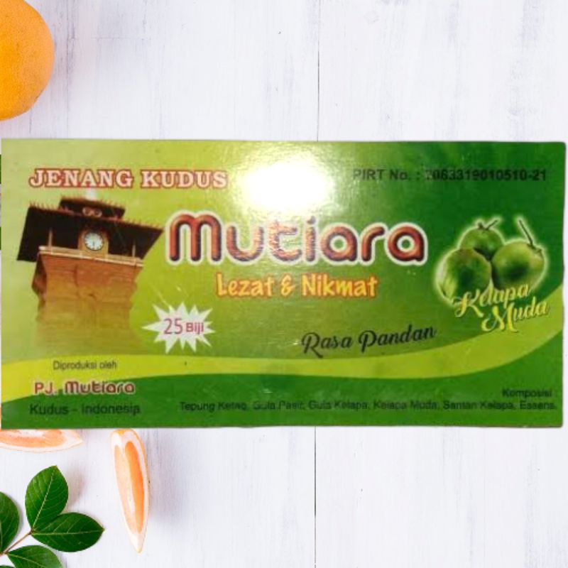 

Jenang Dodol Mutiara Besar