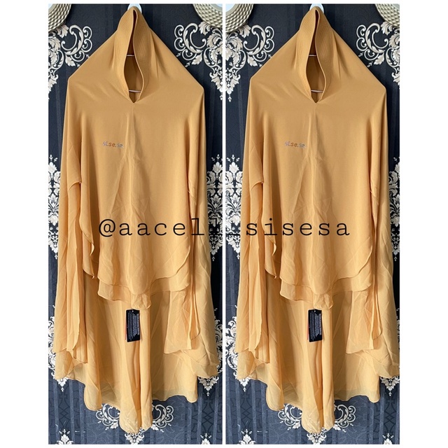 Sisesa Khimar Berkha zainah tuscan orange nwt