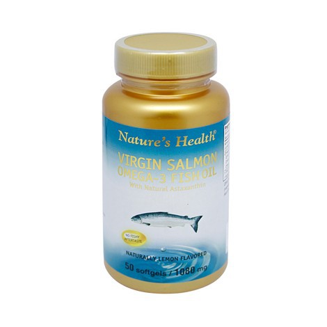 Nature's Health Virgin Salmon Omega 3 Lemon BPOM RI 50 Softgel