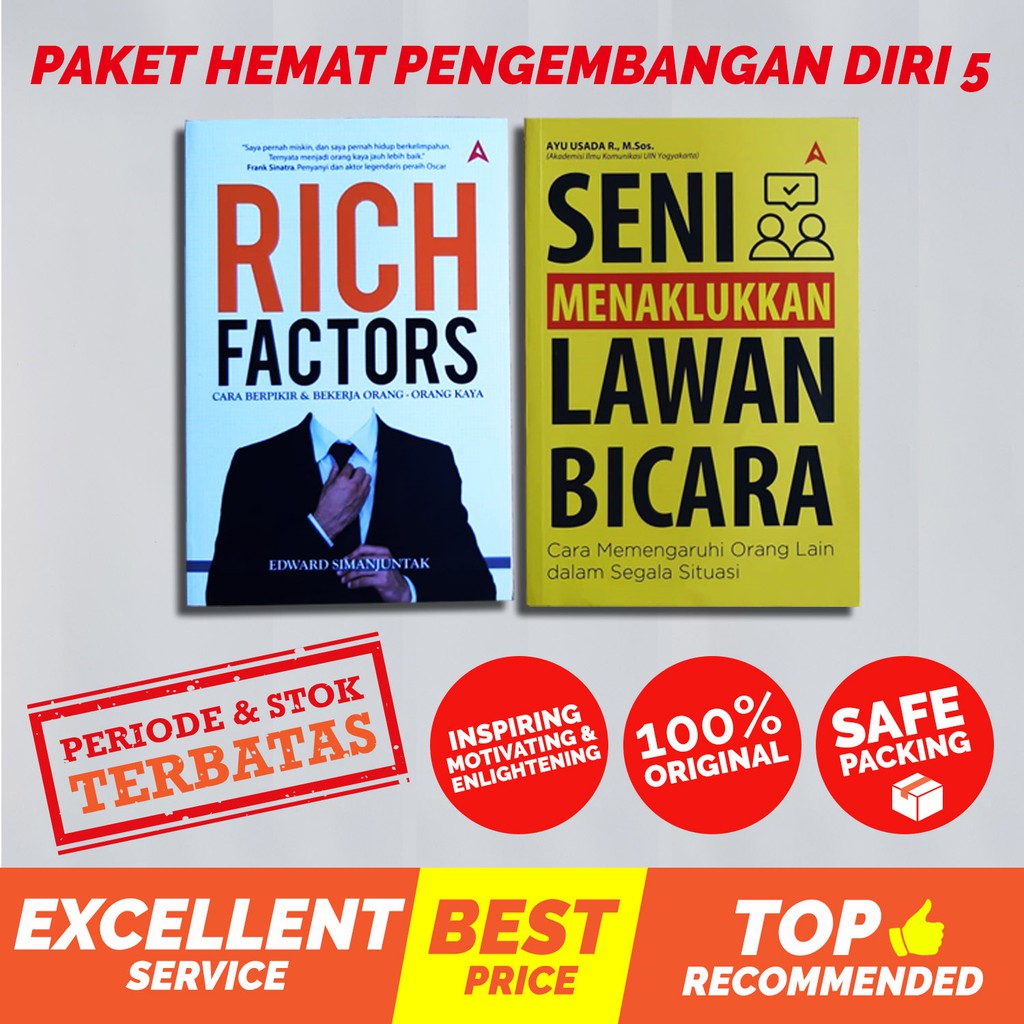 Buku Motivasi Dahsyat Paket Hemat Pengembangan Diri 5 Shopee Indonesia