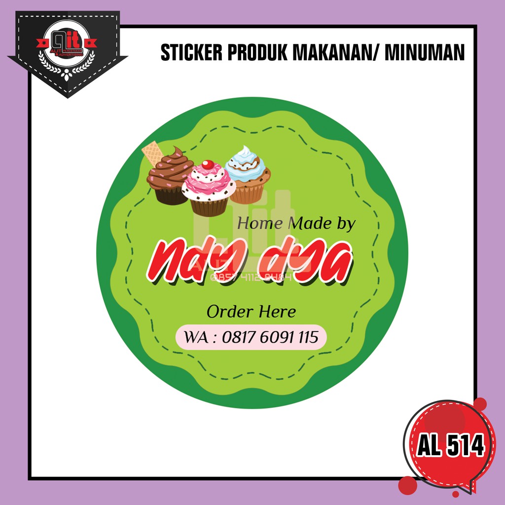 

LABEL MAKANAN/ KUE