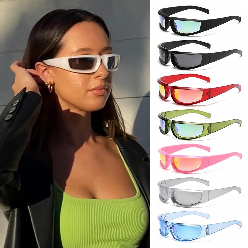 Chookyy Y2K Kacamata Hitam Fashion Bersepeda Steampunk Punk Goggles