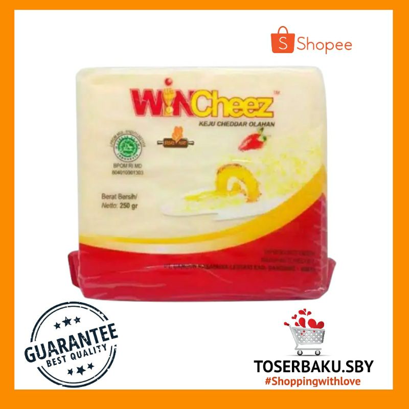 

KEJU Wincheez 250g / Keju Cheddar / WINCHEEZ CHEESE / Cheese / Agen Trusted / Toserbaku Surabaya