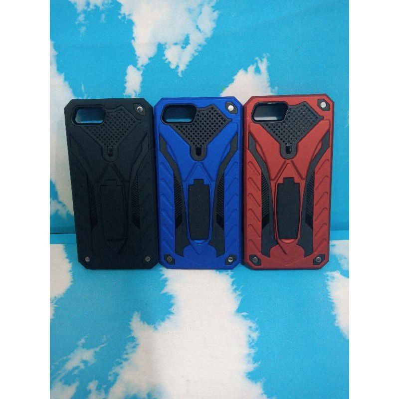 (MH) -Realme C2/A1K/A1S Phantom Series Stand Iron Hardcase Spigen touch armor case Robot