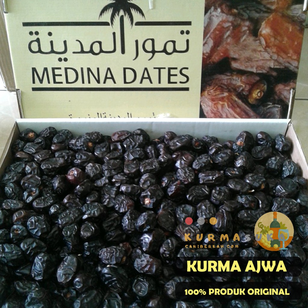 

Kurma Ajwa Premium 1/4 Kg Kualitas 100% Asli dan Super