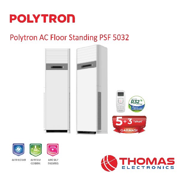 AC Floor Standing 5 PK Polytron PSF 5032/ AC STANDING POLYTRON GARANSI RESMI