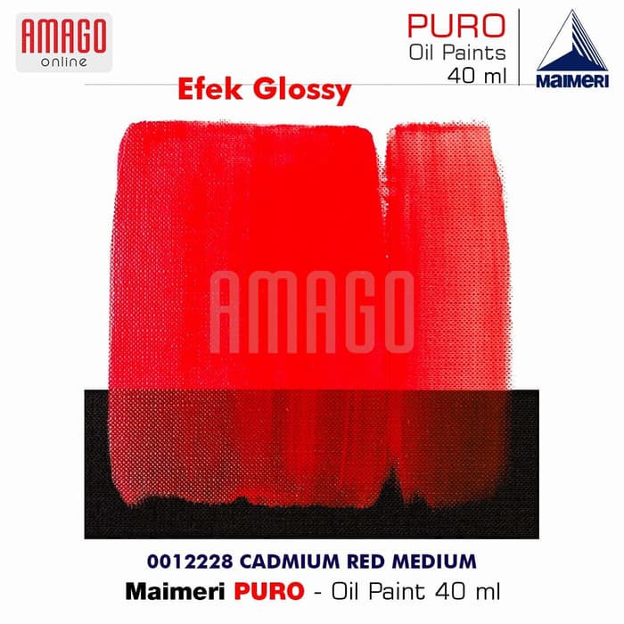 MAIMERI PURO - OIL PAINT - CADMIUM RED MEDIUM - 40ML - M0012228